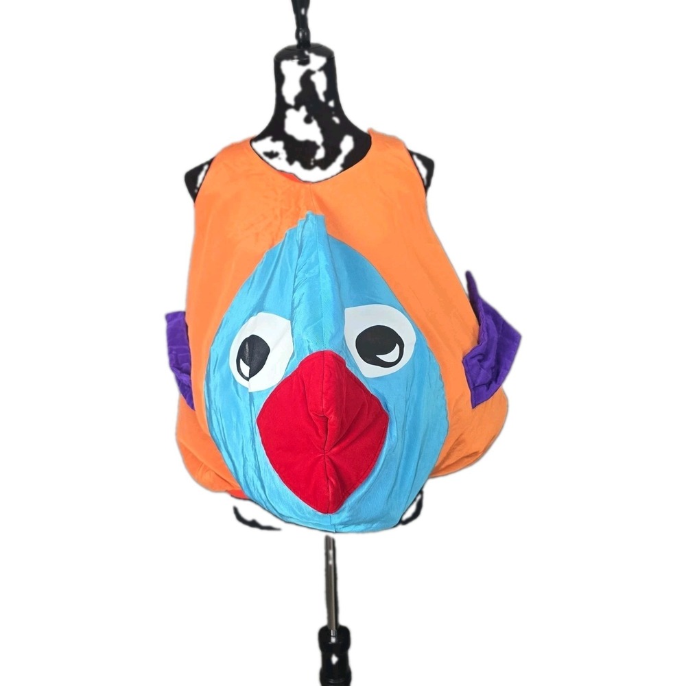 Vintage Beastly Buddies Fish Halloween Costume Size Kids XS/Small